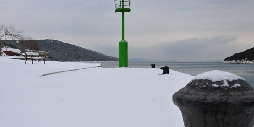 Sestrunj pod snježnim pokrivačem, Foto: Darko Dilber Sestrunj pod snježnim pokrivačem, Foto: Darko Dilber