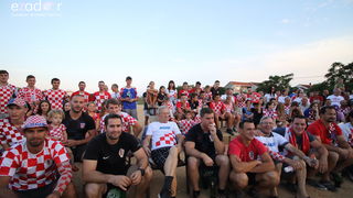 Bibinje: Navijanje za Vatrene i fešta nakon pobjede nad Engleskom