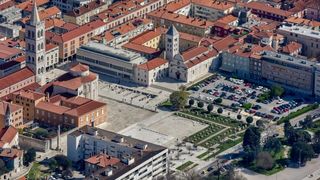 Zadar iz zraka, zračna panorama