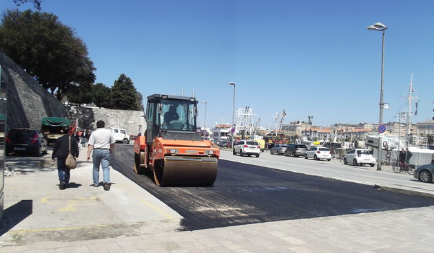 Liburnska obala radovi asfaltiranje