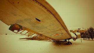 Priča zaboravljenog aviona u Otočcu, foto: Leo Banic