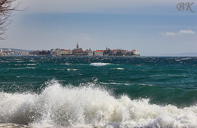 Jugo u Zadru 29. ozujka 2009. (Foto: Boris Kacan)