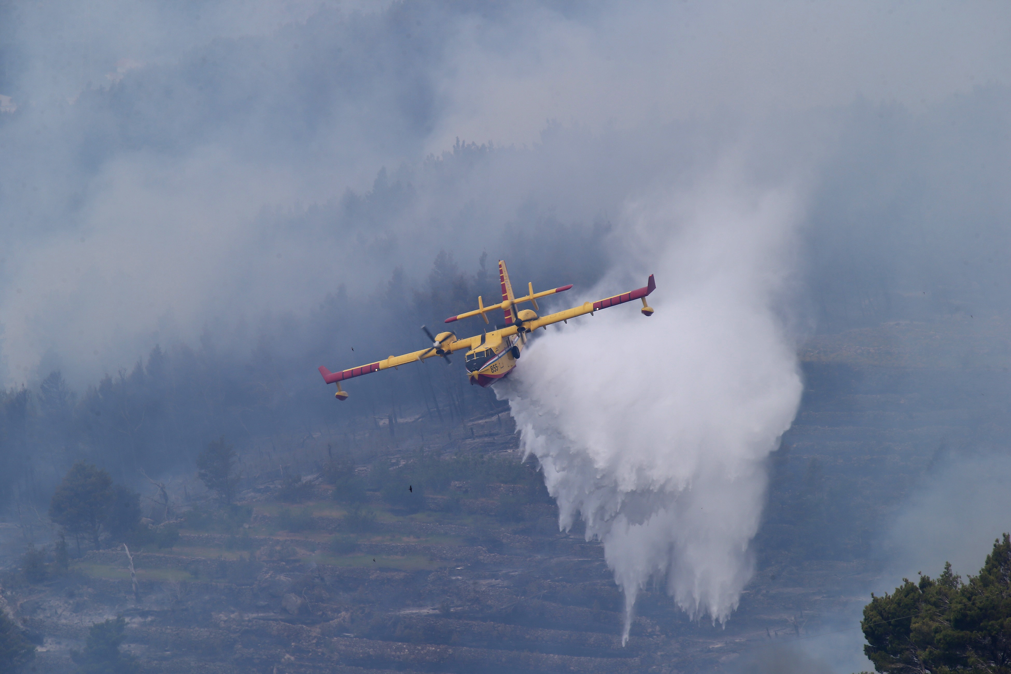 Požar na padinama Biokova Požar na padinama Biokova