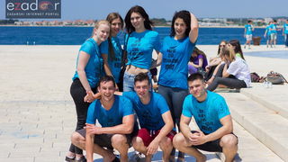 Ludijada zadarskih maturanata na Pozdravu suncu i Morskim orguljama