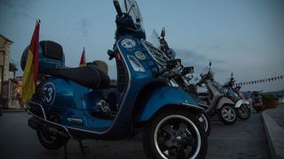 Vespa World Days 2015: Prve vespe stigle u Biograd, foto: Vinko Pešić