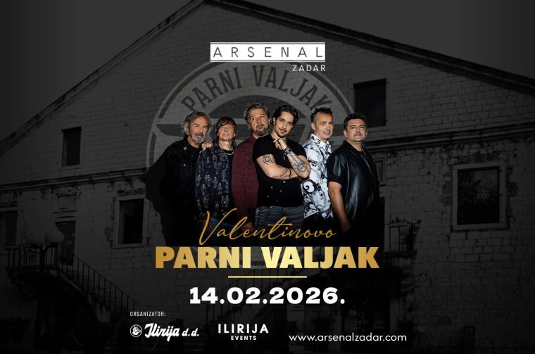 Valentinovo u Arsenalu uz Parni valjak – koncert koji se ne propušta! Valentinovo u Arsenalu uz Parni valjak – koncert koji se ne propušta!