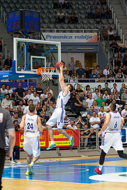 A-1 liga za prvaka, 14. kolo: KK Zadar – KK Cibona 77-78, Foto: Kristijan Orlić A-1 liga za prvaka, 14. kolo: KK Zadar – KK Cibona 77-78, Foto: Kristijan Orlić