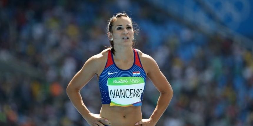 Olimpijske igre Rio 2016. Atletika, 100m prepone zene, Andrea Ivancevic. Photo: Igor Kralj/PIXSELL Olimpijske igre Rio 2016. Atletika, 100m prepone zene, Andrea Ivancevic. Photo: Igor Kralj/PIXSELL