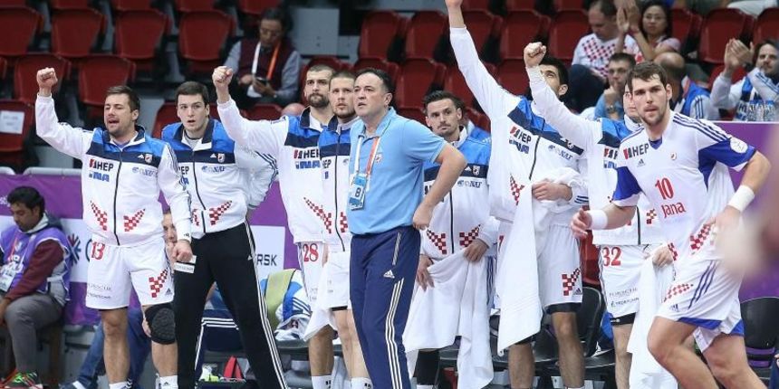 Doha, Katar – 24. svjetsko rukometno prvenstvo, 4. kolo, grupa B, Makedonija- Hrvatska. Photo: Goran Stanzl/PIXSELL Doha, Katar – 24. svjetsko rukometno prvenstvo, 4. kolo, grupa B, Makedonija- Hrvatska. Photo: Goran Stanzl/PIXSELL