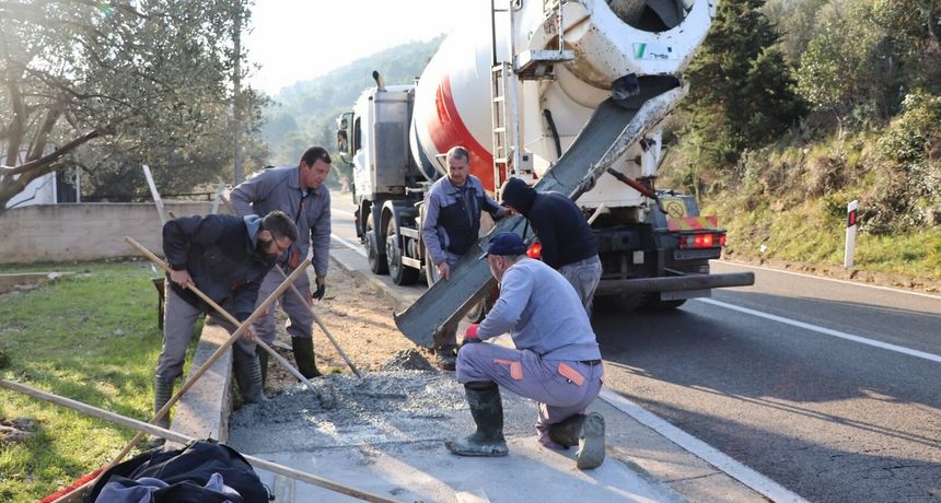 Preko: Pri kraju gradnja nogostupa od trajektne luke do katastarske općine Poljana Preko: Pri kraju gradnja nogostupa od trajektne luke do katastarske općine Poljana