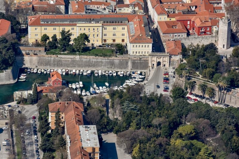 Zadar iz zraka, zračna panorama