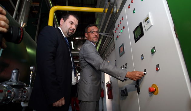 Zadar, 120912.
Tvornica Maraske u Zadru. Danas je pusten u rad toplinski pogon Maraske – to je prvo industrijsko postrojenje u Dalmaciji koje je prikljuceno na EVN-ovu plinsku mrezu i kao energent koristiti prirodni plin. Prikljucenju je prisustvovao mini