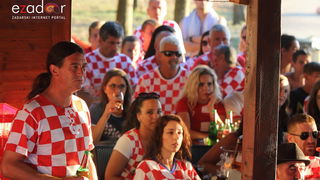 Bibinje: Navijanje za Vatrene i fešta nakon pobjede nad Rusijom