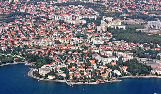 Zadar – Zračne snimke, Brodarica – Marex (foto: Marin Gospić)