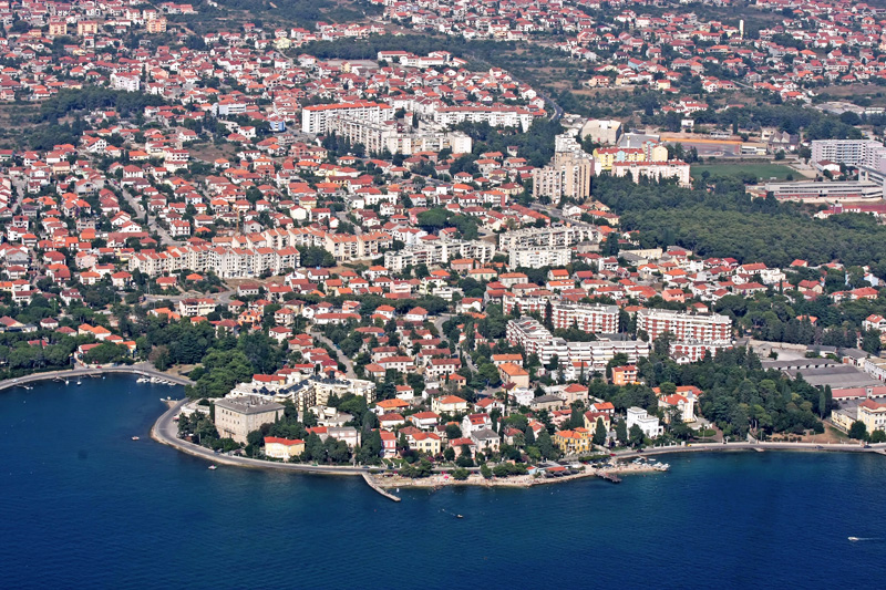 Zadar – Zračne snimke, Brodarica – Marex (foto: Marin Gospić)