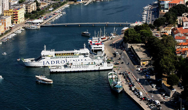 Trajektno pristanište u Zadru