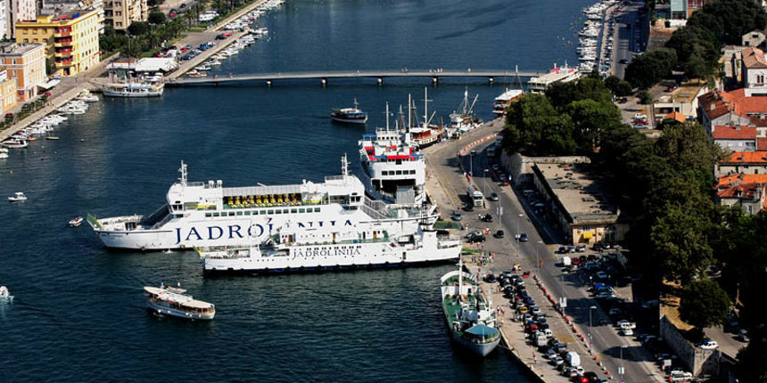 Trajektno pristanište u Zadru Trajektno pristanište u Zadru