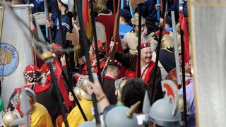 15. Festival zudija, cuvara Kristova groba odrzan je u Mlinistu u Dubrovacko-neretvanskoj zupaniji. Smotra zudija privukla je cuvare Kristova groba iz vise od 30 zupa. Photo: Hrvoje Jelavic/PIXSELL