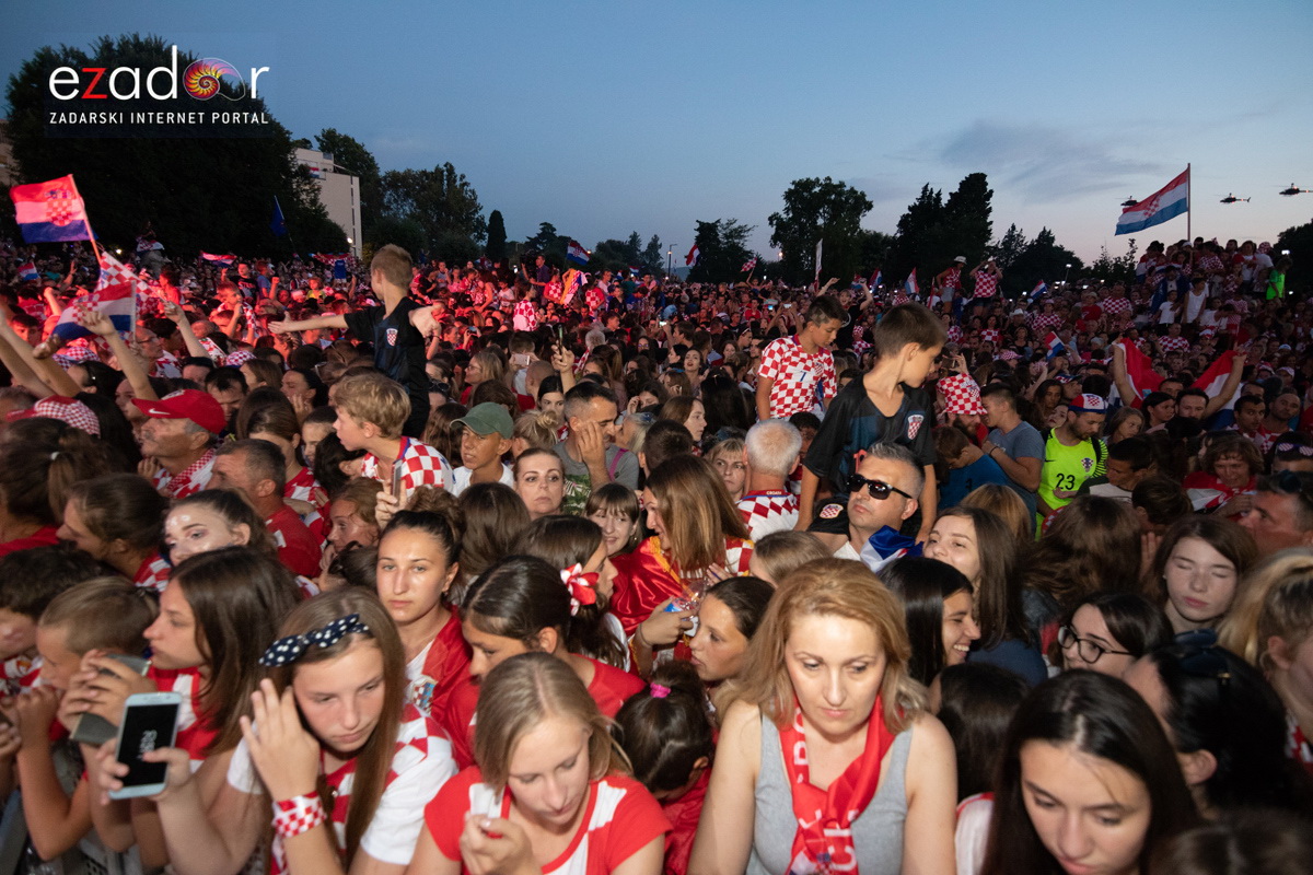 Veličanstven doček četvorice zadarskih Vatrenih