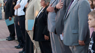 Bili Brig kod Ošk. Zadarski otoci: Svečanost imenovanja trga po D.T. Gavranu, foto: Darko Belančić