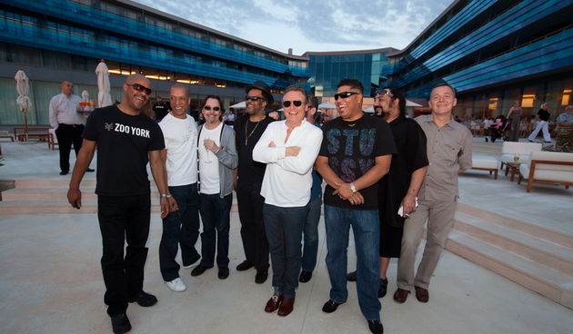 Zadar, 300711.
Hotel Iadera u Punta skali.
Grupa UB40 odrzala je konferenciju za medije povodom sutrasnjeg koncerta na zadarskom Forumu.
Na slici: clanovi grupe.
Foto: Vladimir Ivanov / CROPIX