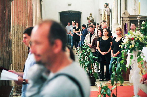 Svečana večernja misa u crkvi Sv.Šime (foto:Saša Čuka)