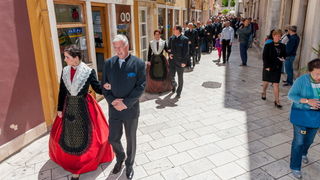 Predstavljanje zadarske pučke nošnje, Foto: Željko Karavida