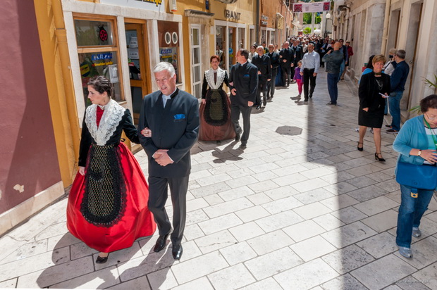 Predstavljanje zadarske pučke nošnje, Foto: Željko Karavida