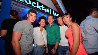 Subotnja zabava u Noštromo i Vagabundo barovima na Viru ; foto Iva Perinčić