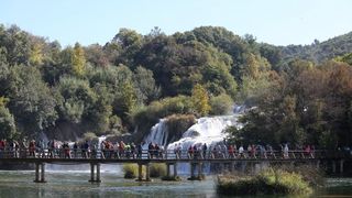 Nacionalni park Krka bilježi rekordan broj posjetitelja. Photo: Duško Jaramaz/PIXSELL