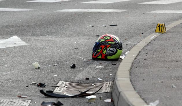 motocikli motor prometna nesreća motociklist kaciga