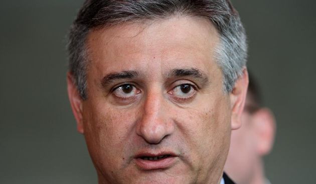 31.05.2013., Osijek – Predsjednik HDZ-a Tomislav Karamarko dao je izjavu za medije povodom nadolazeceg drugog kruga lokalnih izbora. Photo: Marko Mrkonjic/PIXSELL