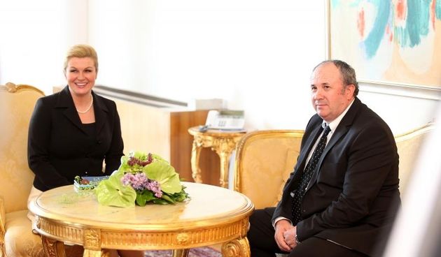 Predsjednica Republike pozvala je na sastanak predstavnike Kluba nezavisne zastupnice Jadranke Kosor i Predstavnika Hrvatske gradjanske stranke Zeljka Keruma. Photo: Slavko Midzor/PIXSELL