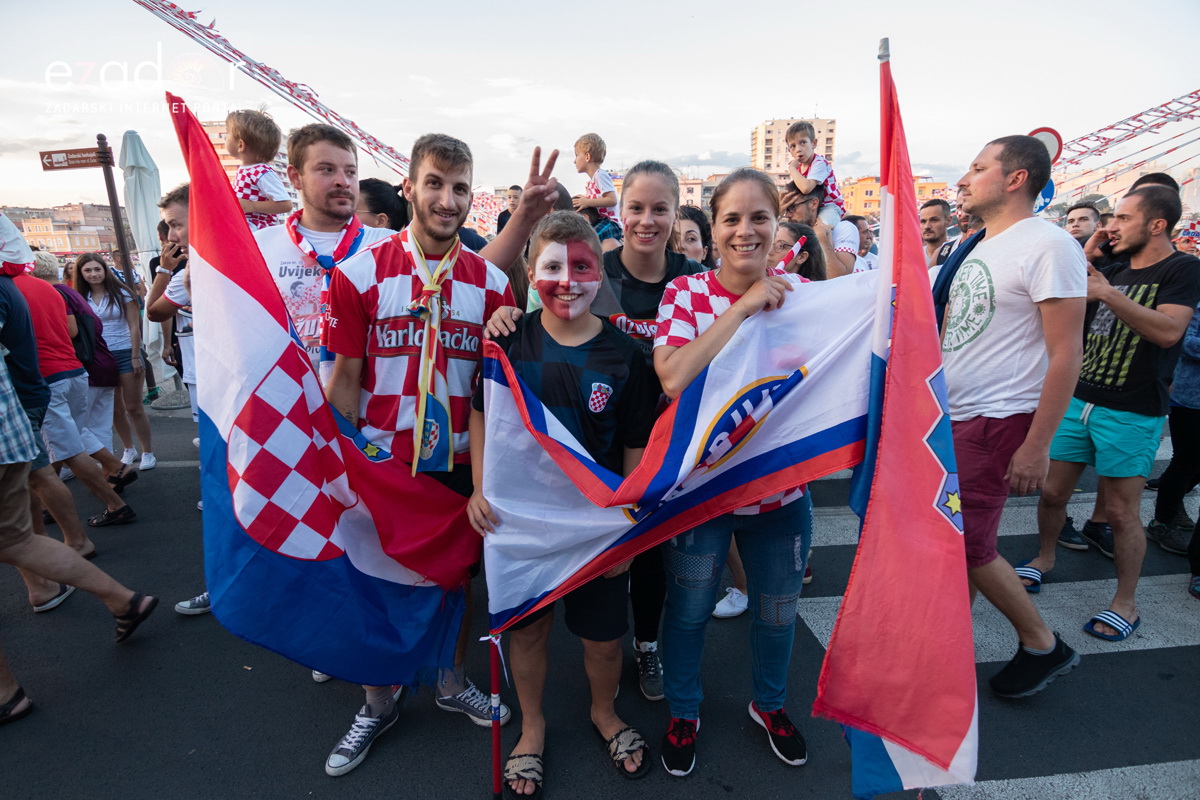 Veličanstven doček četvorice zadarskih Vatrenih