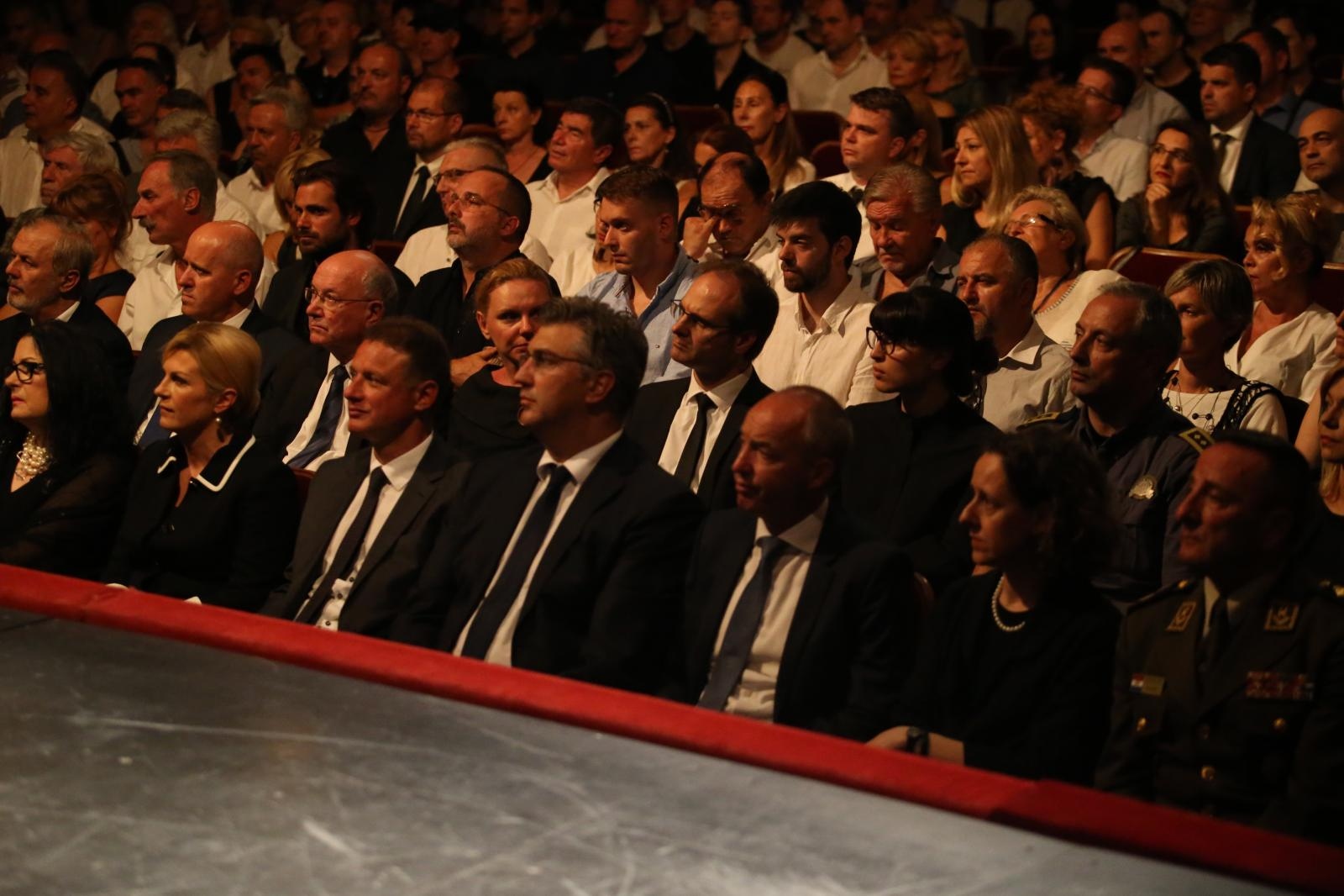 U splitskom Hrvatskom narodnom kazalištu održana komemoracija za Olivera Dragojevića