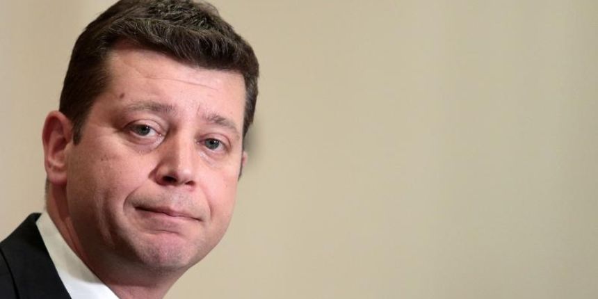 Konferenciju za medije Kluba zastupnika HDZ-a s temom Prikriva li predsjednik Vlade Zoran Milanovic zloupotrebu kreditnih kartica u svim ministarstvima i tijelima drzavne uprave odrzao je zastupnik Jasen Mesic. Photo: Patrik Macek/PIXSELL