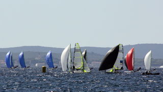 EP klase 49er, Prvi dan natjecanja 31. kolovoza 2009, Foto; Mladen Malik EP klase 49er, Prvi dan natjecanja 31. kolovoza 2009, Foto; Mladen Malik