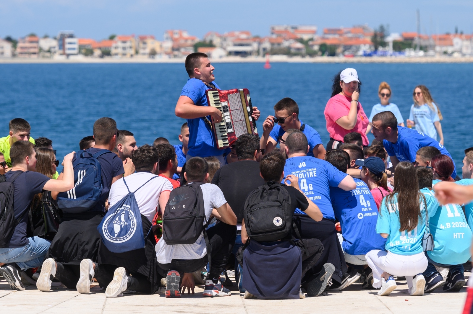 Zadarski maturanti obilježili kraj škole na rivi