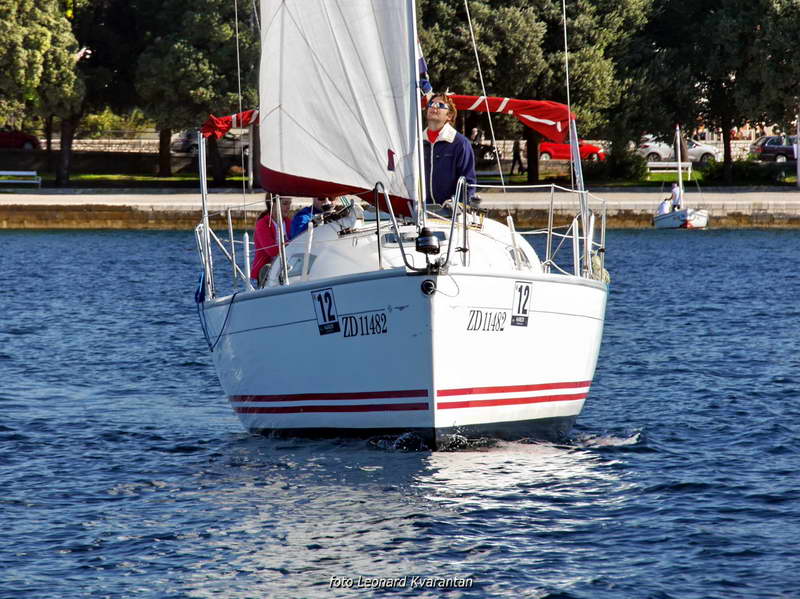 Zadarska Koka 2016. gledana s mora. Foto: Leonard Kvarantan Zadarska Koka 2016. gledana s mora. Foto: Leonard Kvarantan