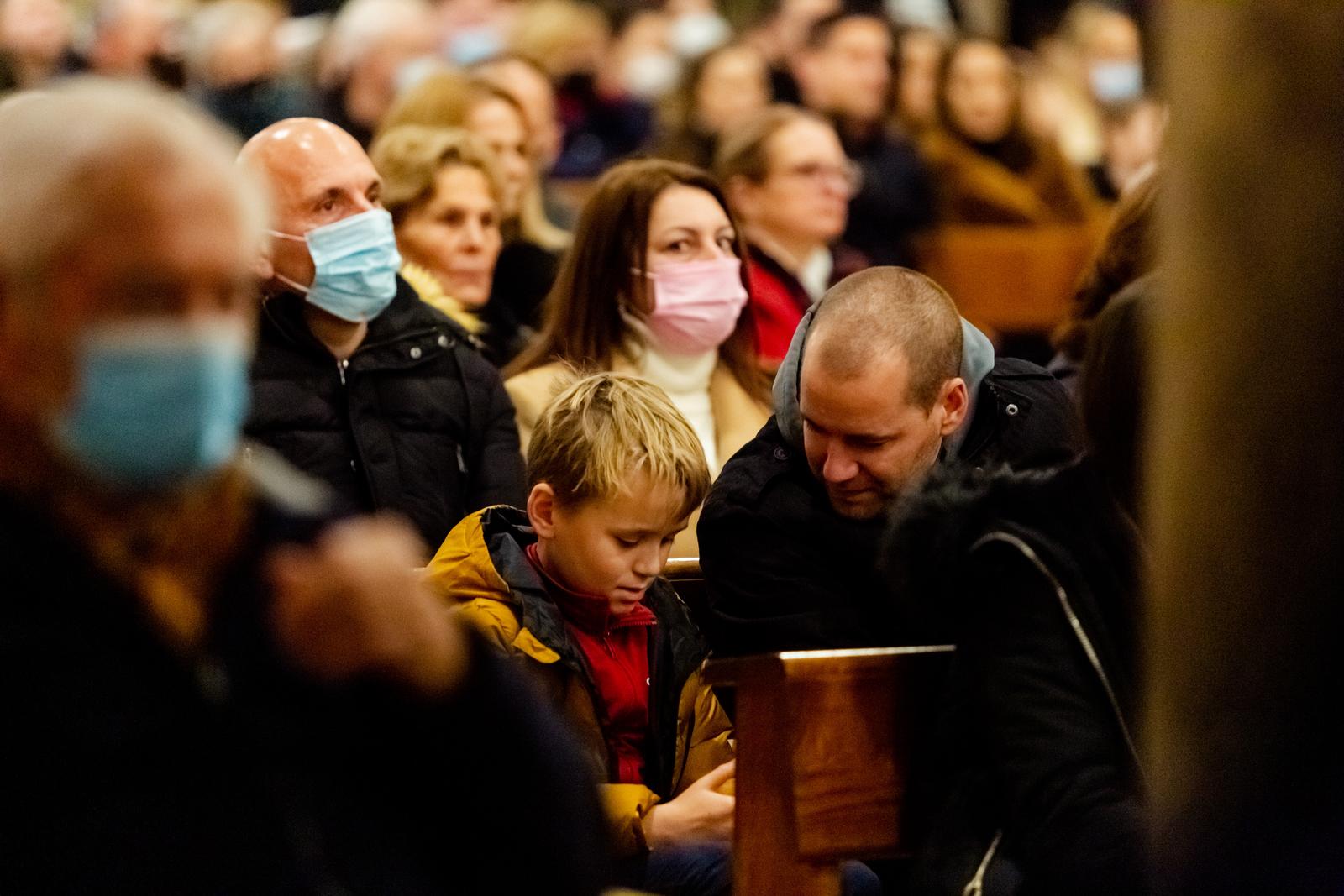 Polnoćka u katedrali svete Stošije