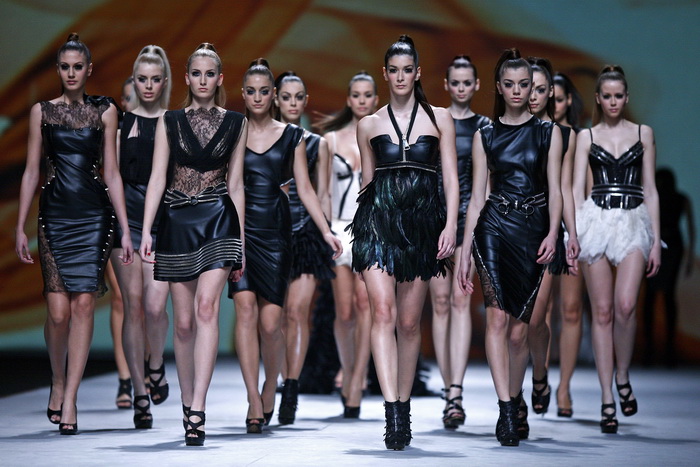 Zagreb, 120311.
Veceras je na Zagrebackom velesajmu odrzana druga vecer modne revije Dove Fashion.Hr.
Revije ce trajati do nedjelje 13.03.
Revija na slici: Felja.
Foto: Neja Markicevic / CROPIX