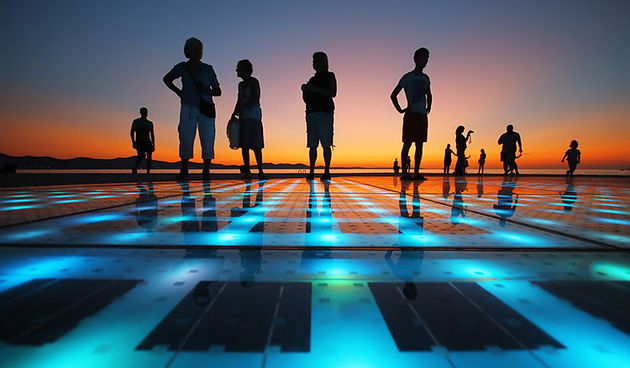 Suton na zadarskoj rivi 15. rujna 2011. (foto:Saša Čuka)