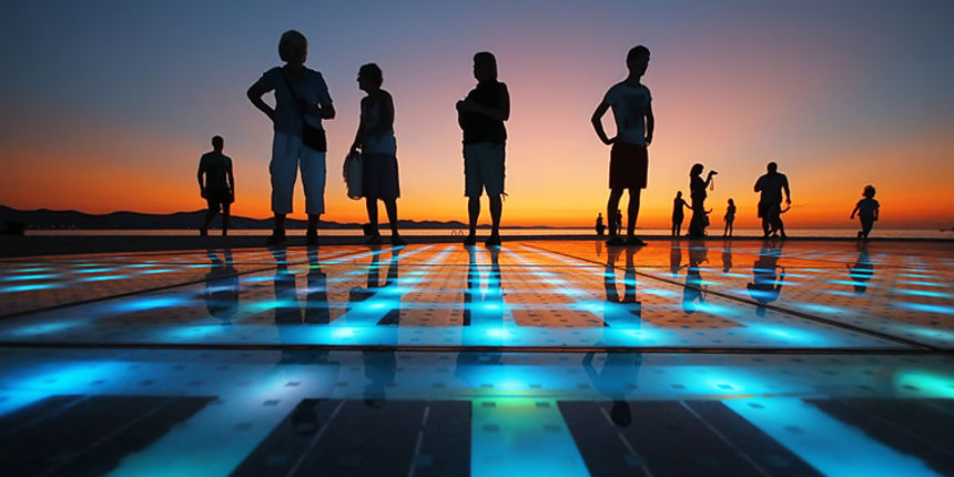 Suton na zadarskoj rivi 15. rujna 2011. (foto:Saša Čuka)