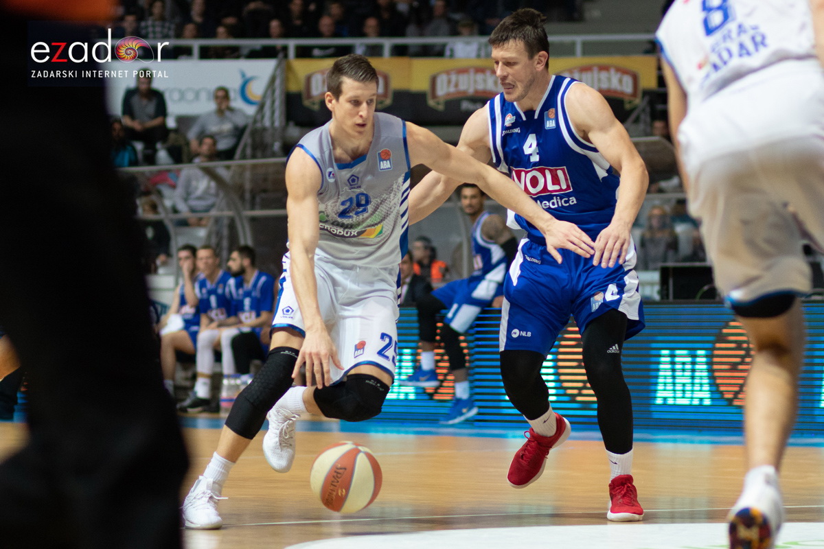 ABA liga, 9. kolo: KK Zadar – KK Budućnost VOLI 69-89