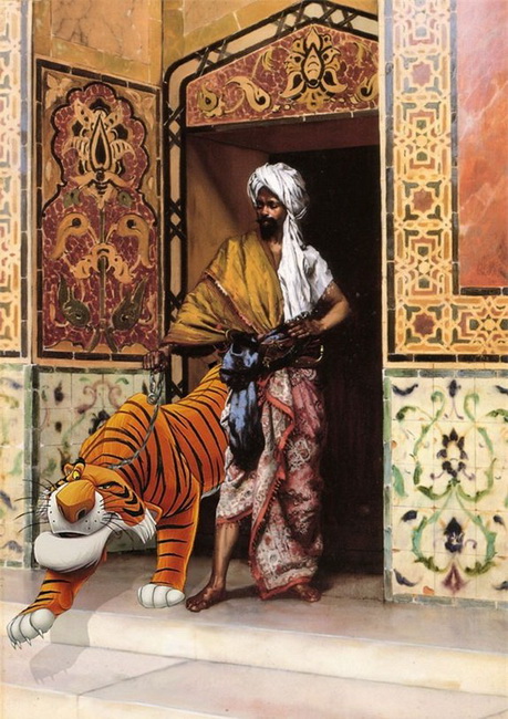 Crtani junaci u umjetnosti Crtani junaci u umjetnosti