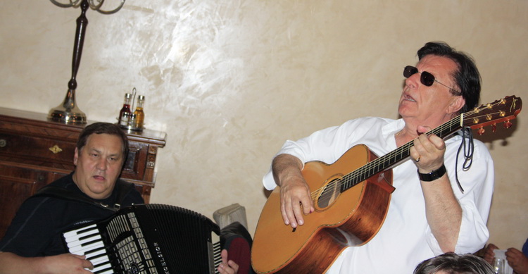 Restoran Niko: Ćiro Gašparac i klape na degustaciji Krauthakerovih vina, Foto: Mladen Malik