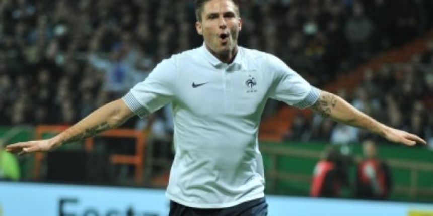 Olivier Giroud, foto: francefootbal.fr Olivier Giroud, foto: francefootbal.fr