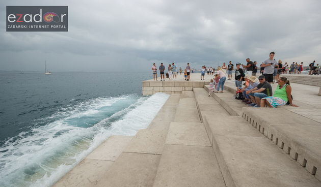 Đir po gradu 1. rujna 2017. Oblaci, kiša, Morske orgulje