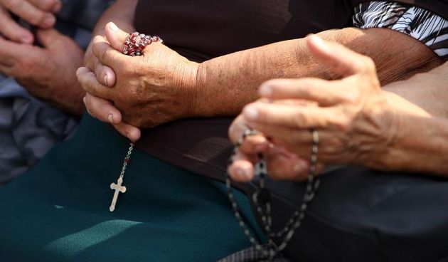 Marija Bistrica – Proslava blagdana Velike Gospe u svetistu Majke Bozje Bistricke gdje se okupilo oko 30 000 vjernika iz svih krajeva Hrvatske. Svetu misu predvodio je zagrebacki pomocni biskup Valentin Pozaic. Photo: Luka Stanzl/PIXSELL Autor  Luka Stanz