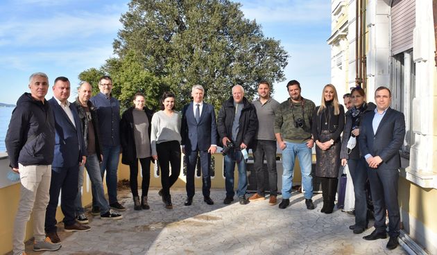 Župan Longin primio novinare, fotografe i snimatelje zadarskih redakcija